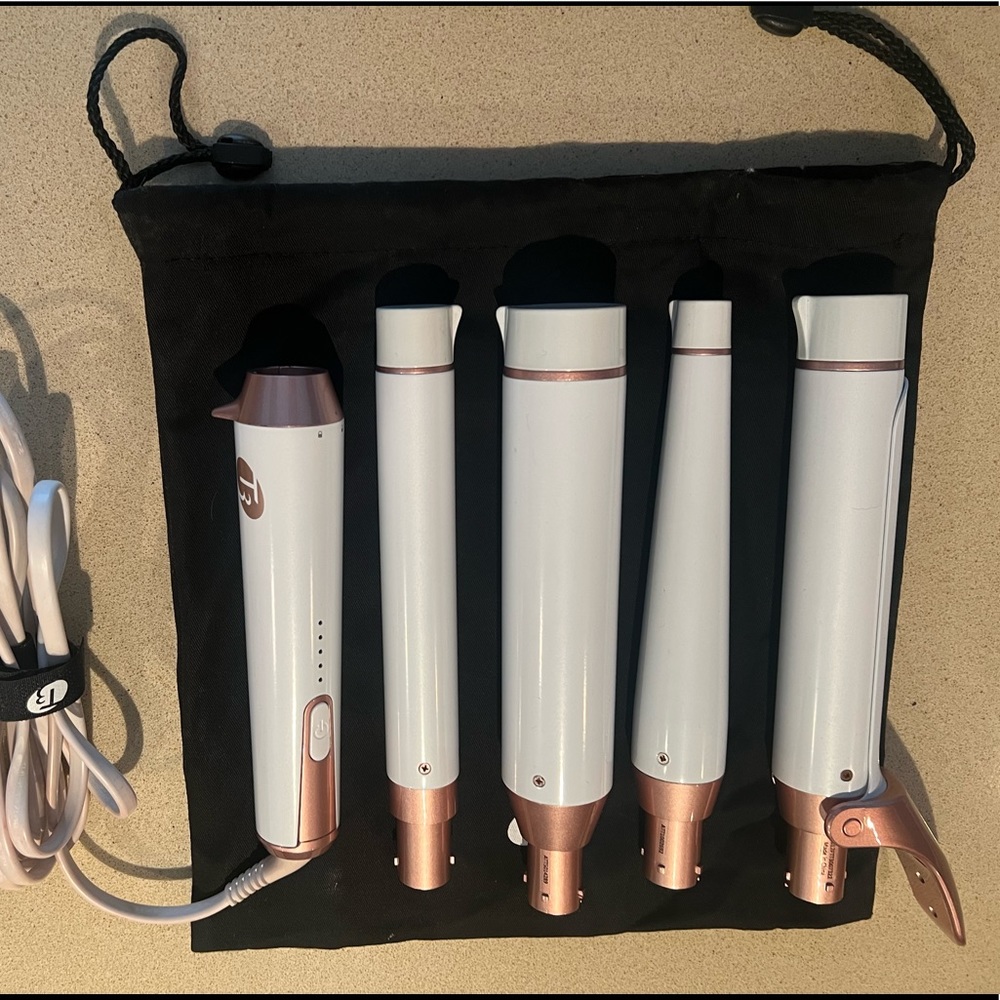 T3 Whirl Trio Interchangeable Styling Wand with extra Clip Barrel